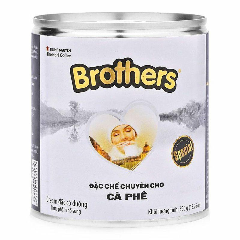 Sữa Đặc Trung Nguyên Brothers Lon 390G-8935024133132