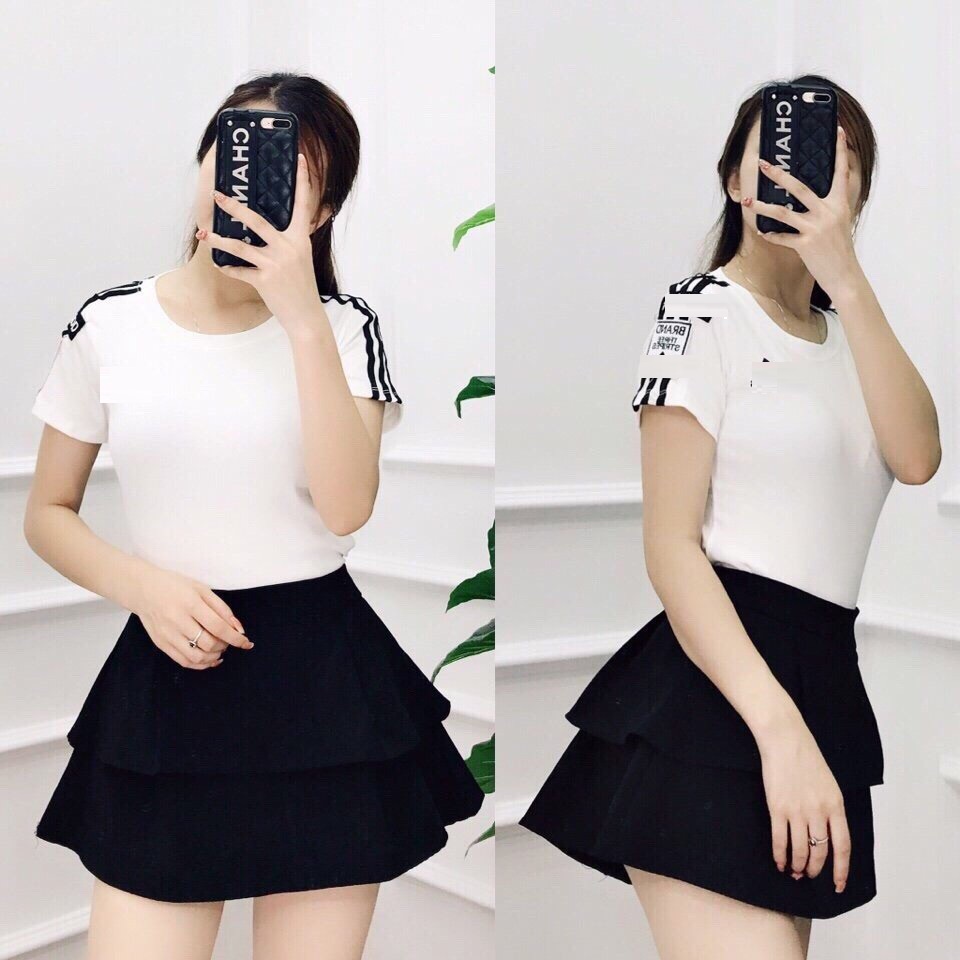 Quần váy 2 tầng duyên dáng thời trang, siêu xinh