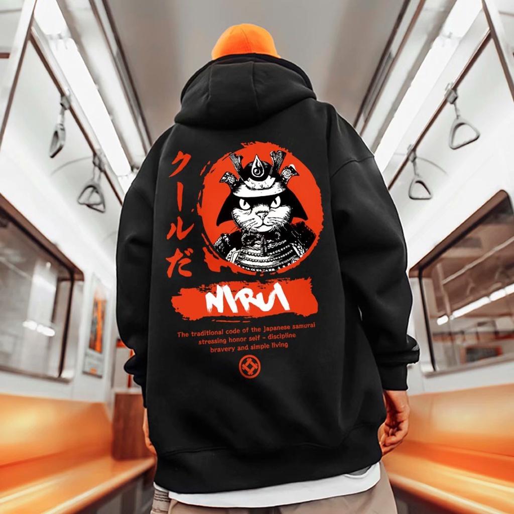 Áo Hoodie Dáng Rộng In Họa Tiết Thời Trang Thu Đông Dành Cho Nam