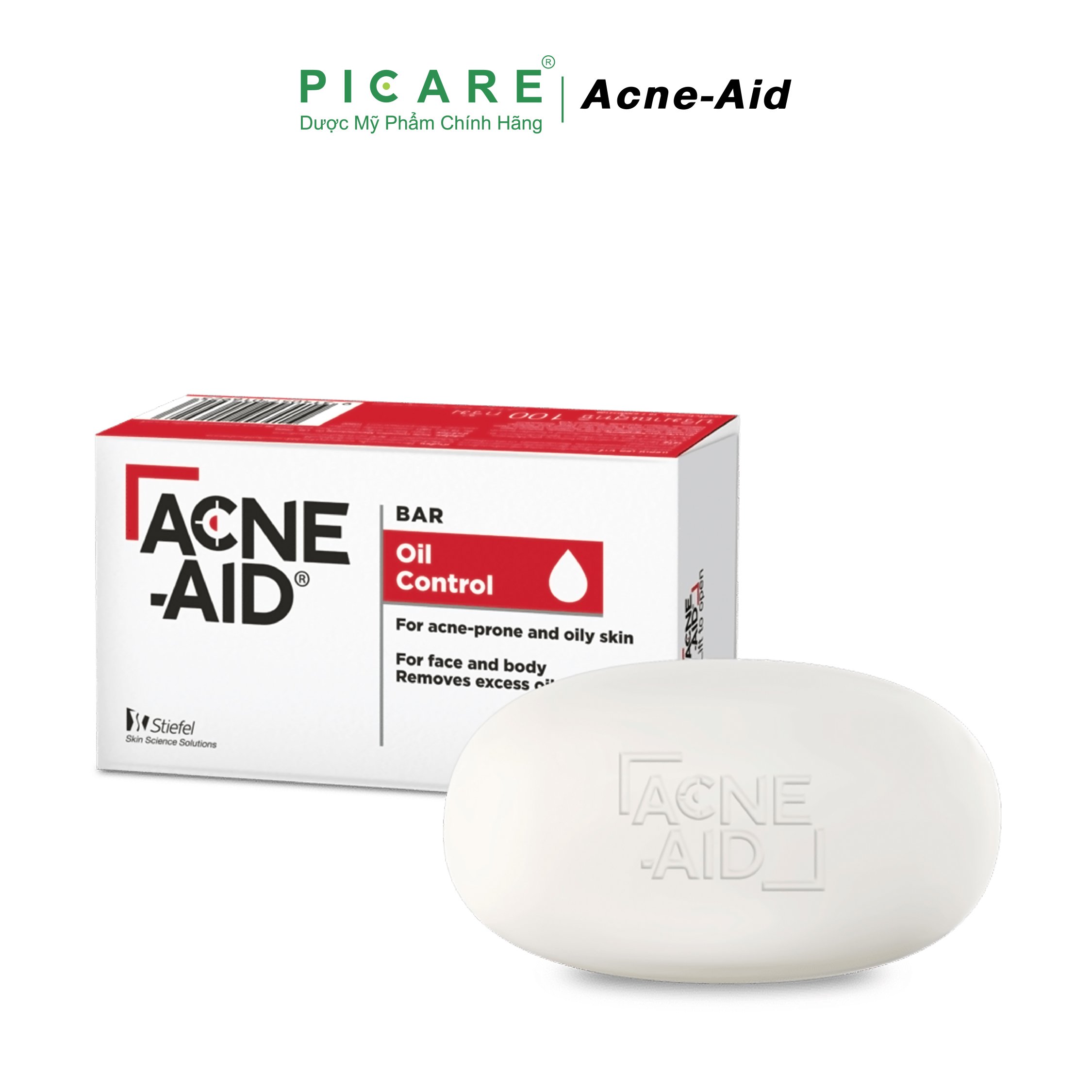 Xà Phòng Rửa Mặt Và Giảm Mụn Acne-Aid Bar 100g