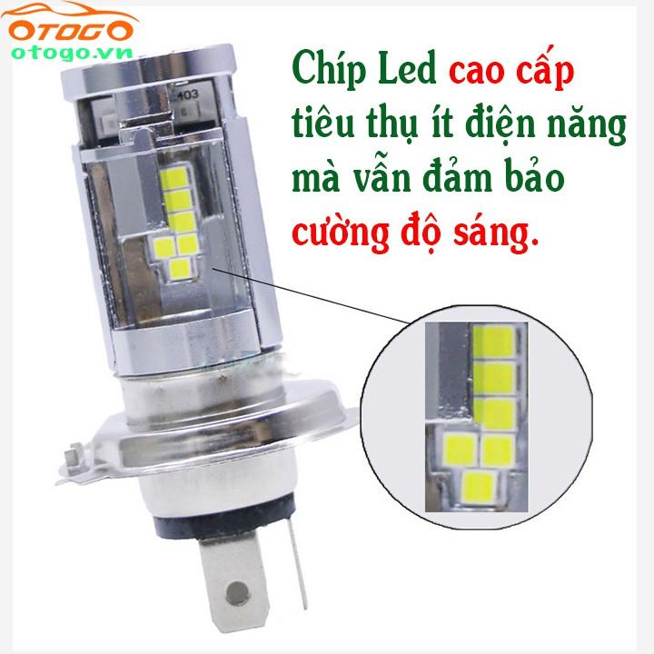 Đèn Led H4 Tiết Kiệm Điện Cho Xe Máy Điện Có Pha Cos Siêu Sáng