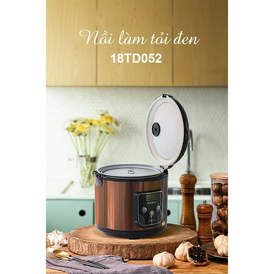 Nồi làm tỏi đen SATO 18TD052 Công nghệ Nhật Bản, dung tích 4,5L. Thiết kế sang trọng,màu sắc trang nhã