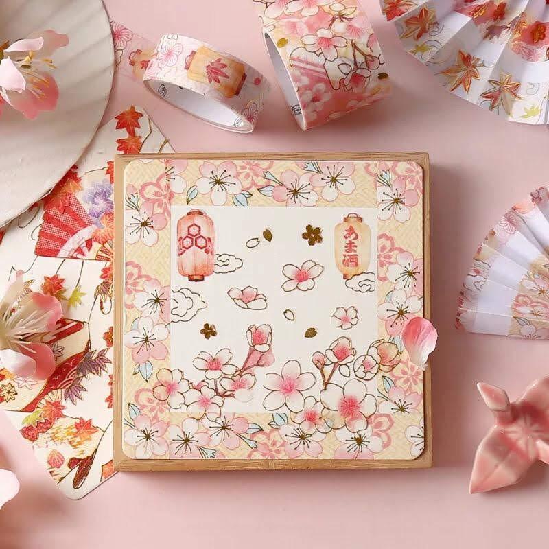 washi tape băng dính cổ trang sẵn