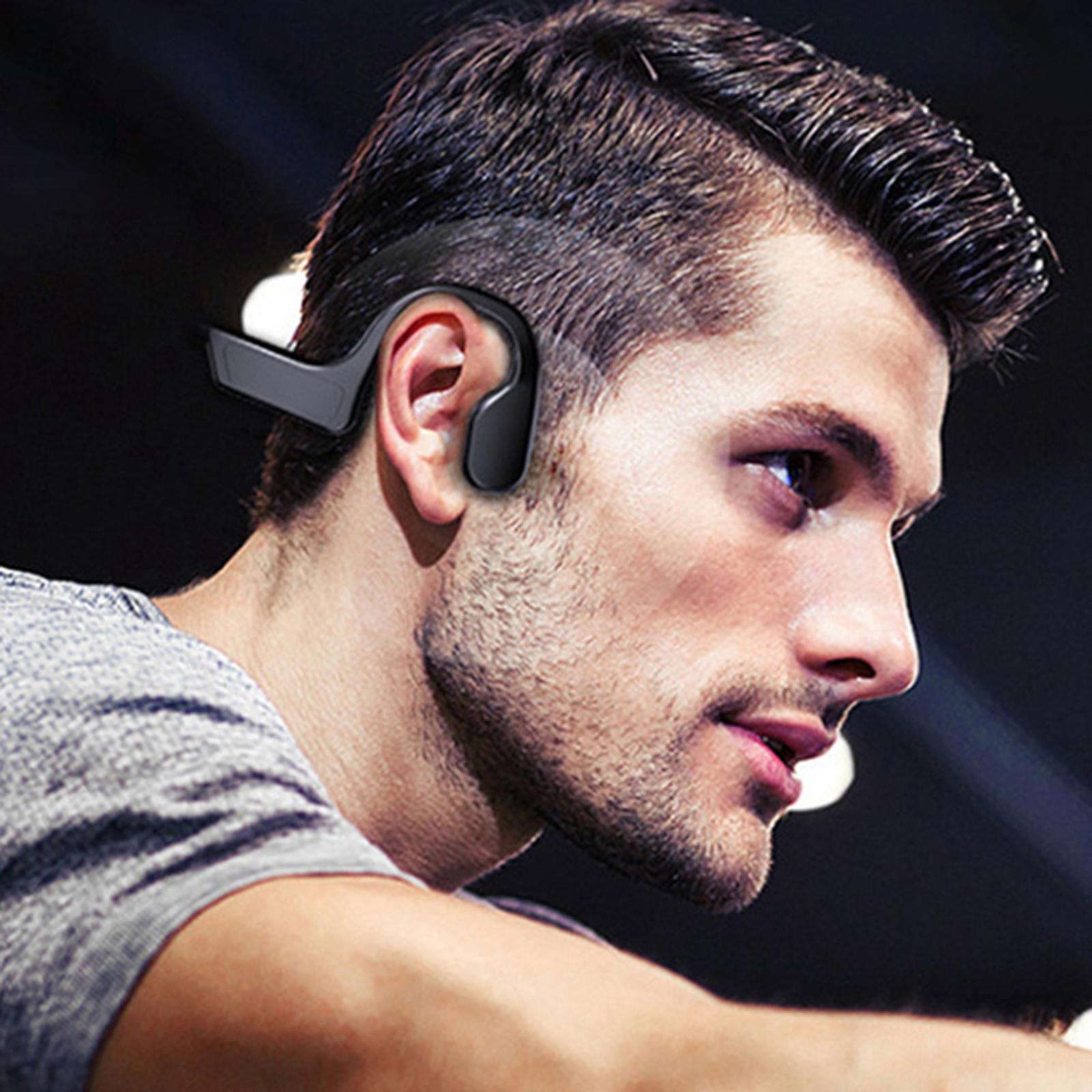 Ear-hook Wireless Bluetooth Headphones Bone Conduction Sport Driving