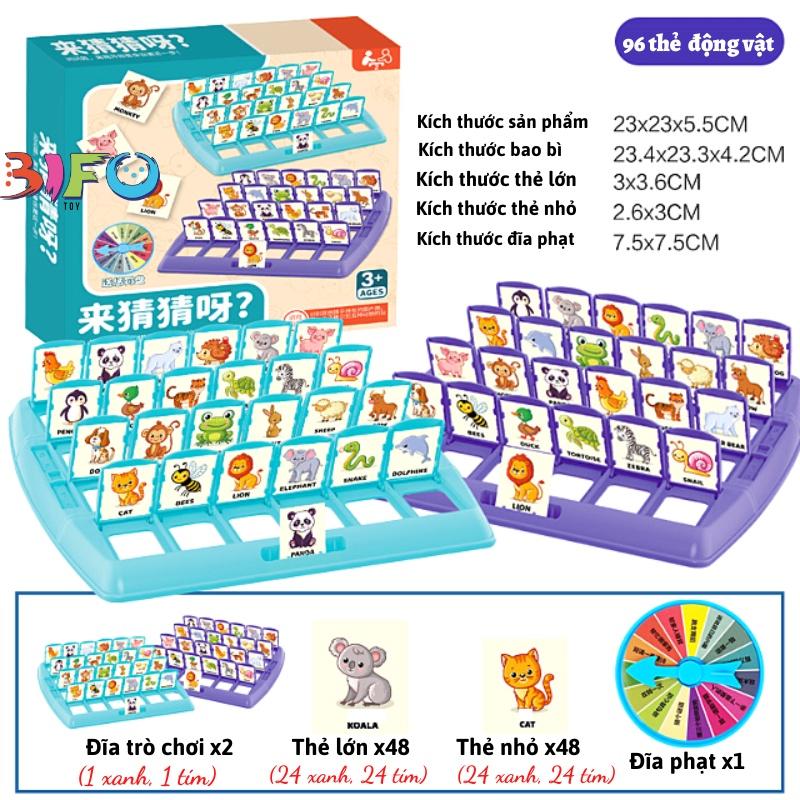 Trò chơi board game who is it classic 2 người chơi vui nhộn giảm stress đồ chơi tư duy thông minh phán đoán nhanh nhạy