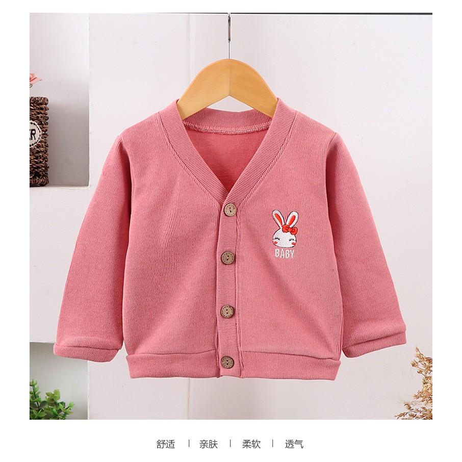 Áo khoác phong cách Cardigan cho bé