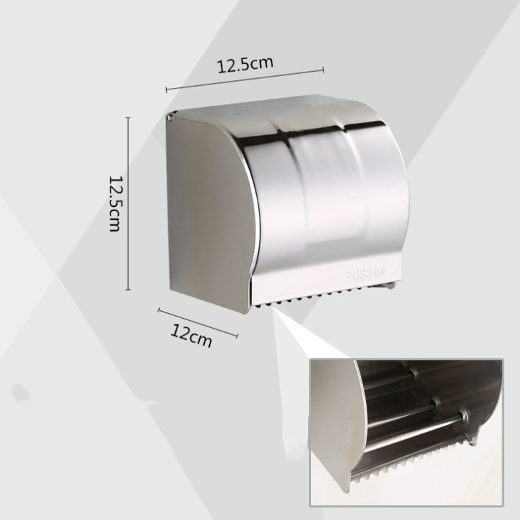 Hộp đựng giấy nhà vệ sinh inox 304