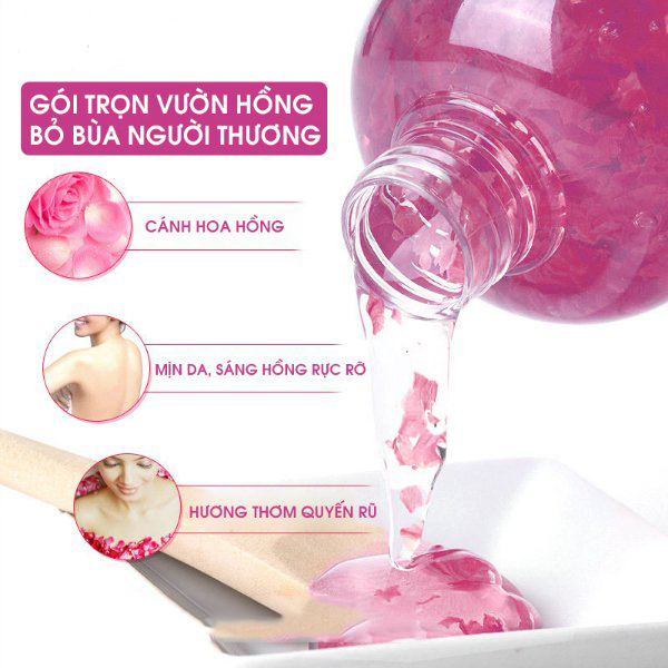 Sữa tắm cánh hoa hồng GOBO (350ml)