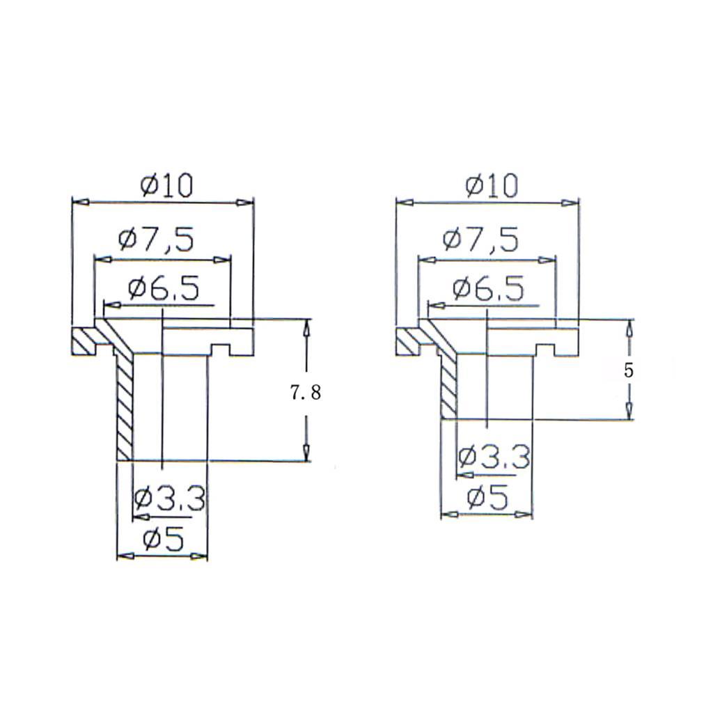 4pcs Bass Guitar String Tree Retainer for    Replacement