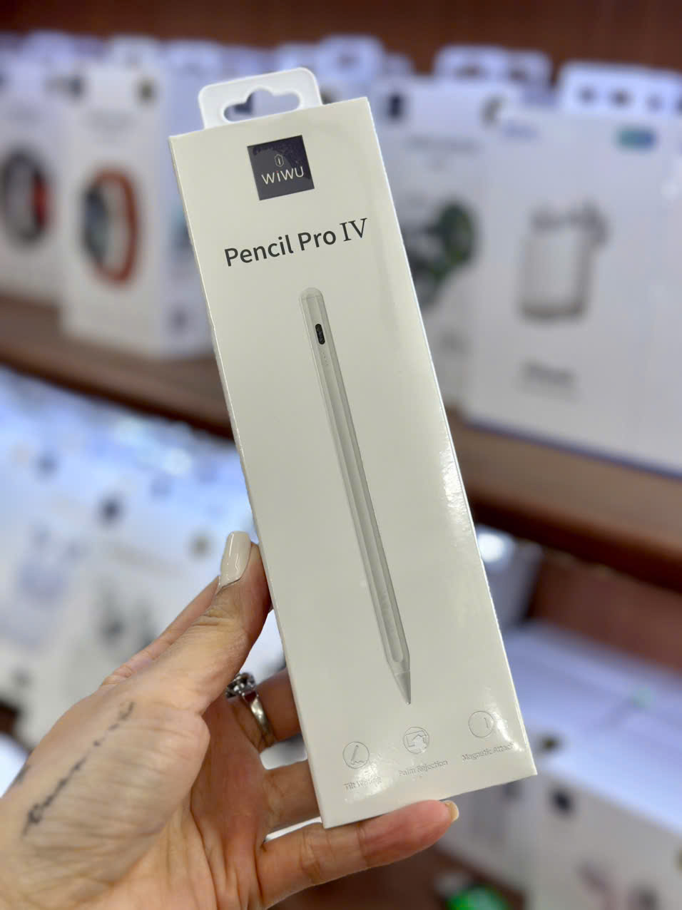 Bút cảm ứng WiWU Pencil Pro IV Cho iPad - Hàng chính hãng