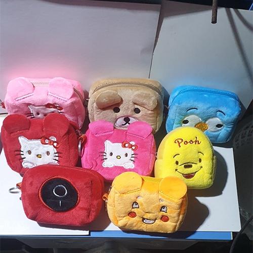 Móc khóa kéo hình động vật dễ thương