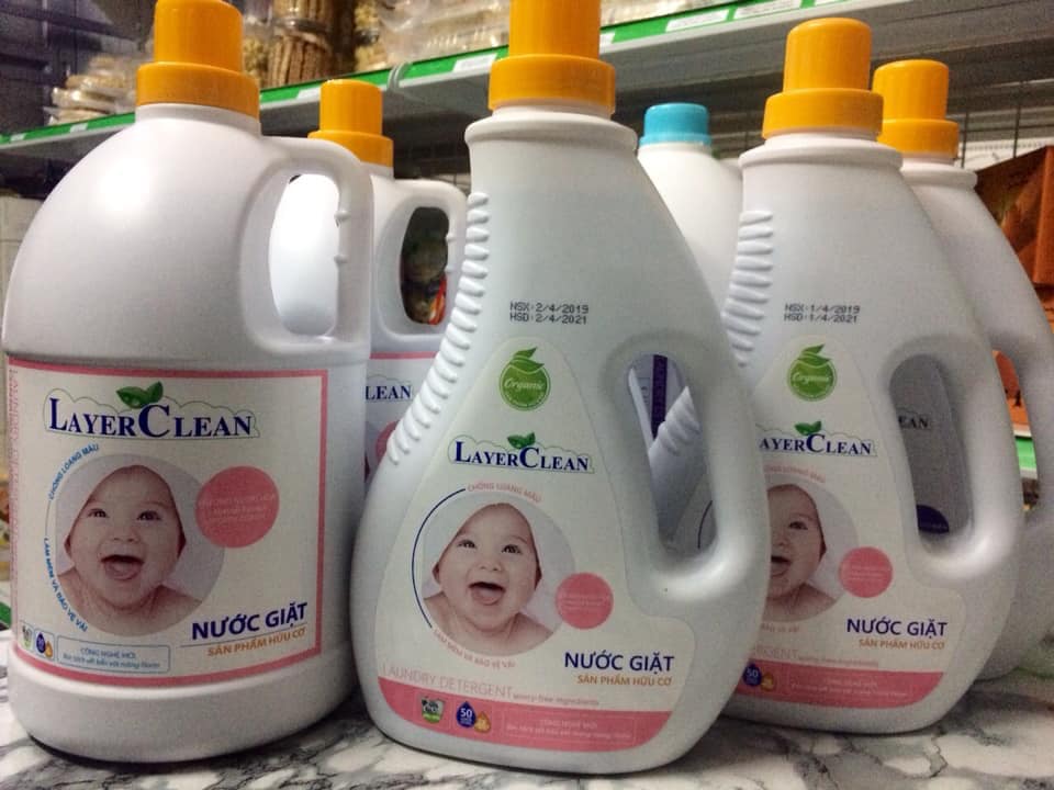 Nước giặt hữu cơ Layer Clean 2 lít  hương nước hoa