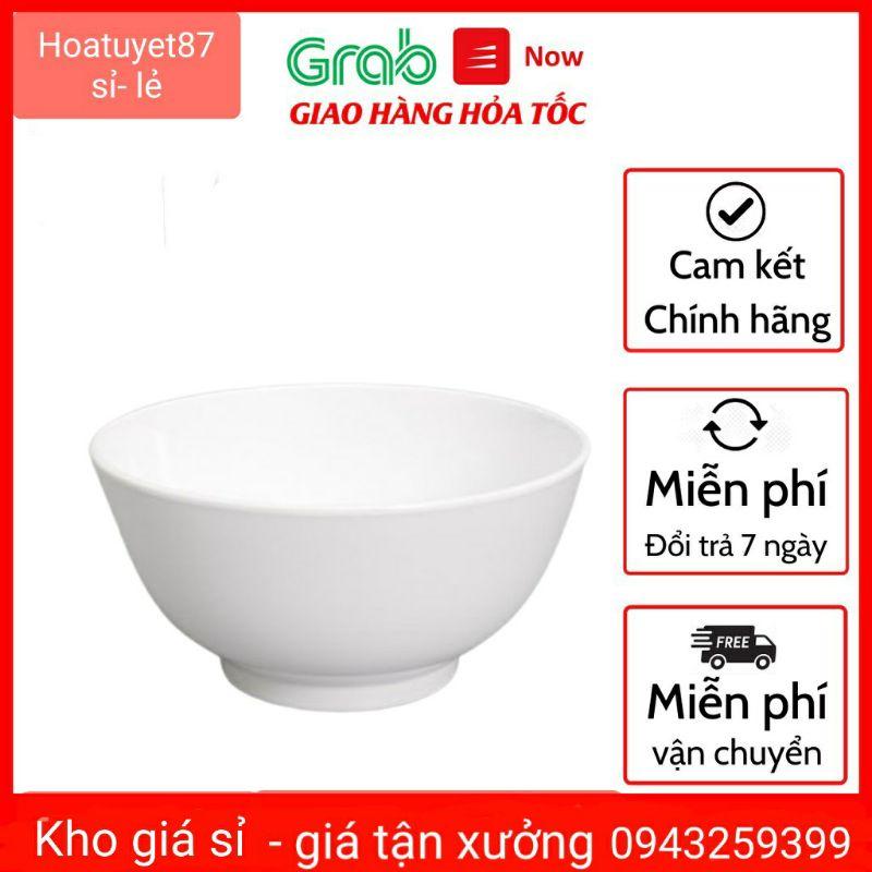 Tô sứ khum mộc đựng cơm canh bún phở hàng dày đẹp