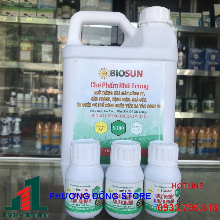 Dung dịch khử khuẩn BIO-SUN S100-2 lít