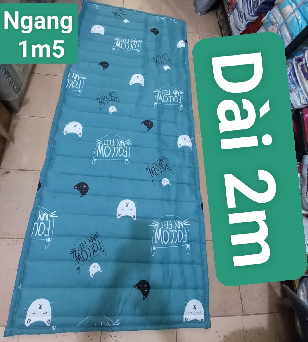 Nệm đa năng, topper, trải sàn , du lịch, phượt , tiện dụng , dễ dàng gấp gọn.