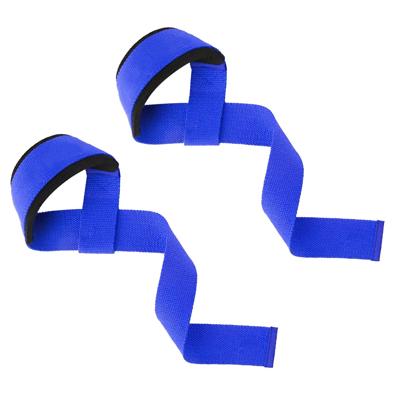 1 Pair Weight Lifting Straps Gym Wrist Wraps Lifting Straps Strength Training Weightlifting Wrist Straps for Dumbbell Bodybuilding Deadlifts