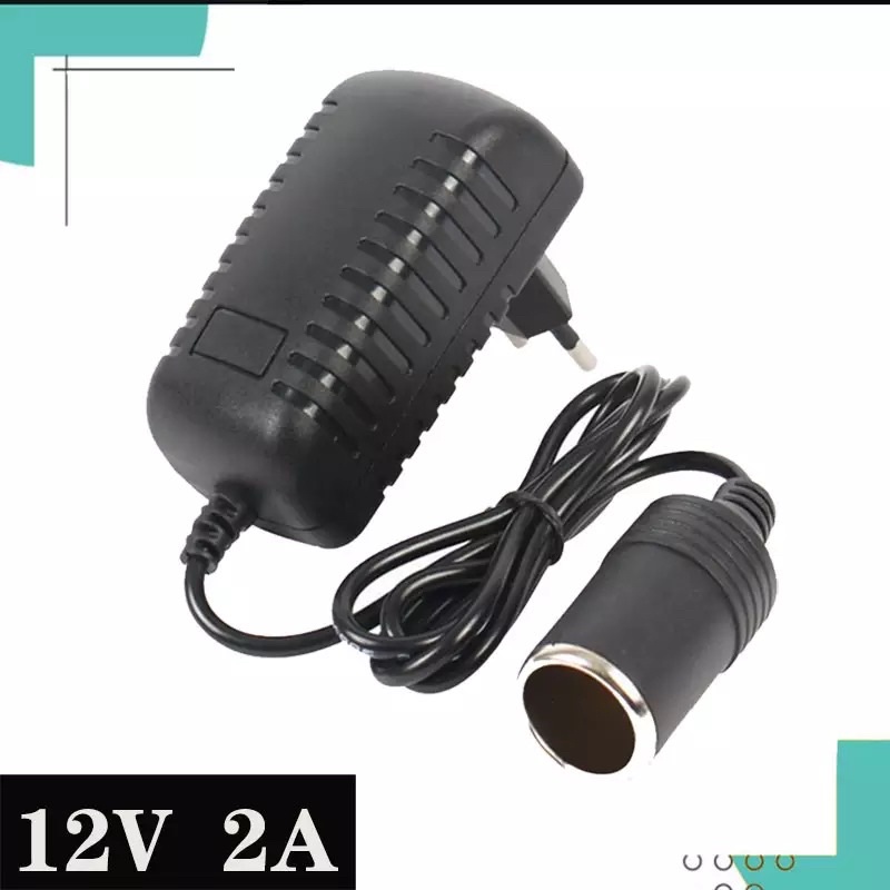 Bộ đổi nguồn điện 220V-12V đầu ra tẩu sạc ô tô, công suất lớn 120w , 12v -10a, phích cắm 2 chân loại tốt