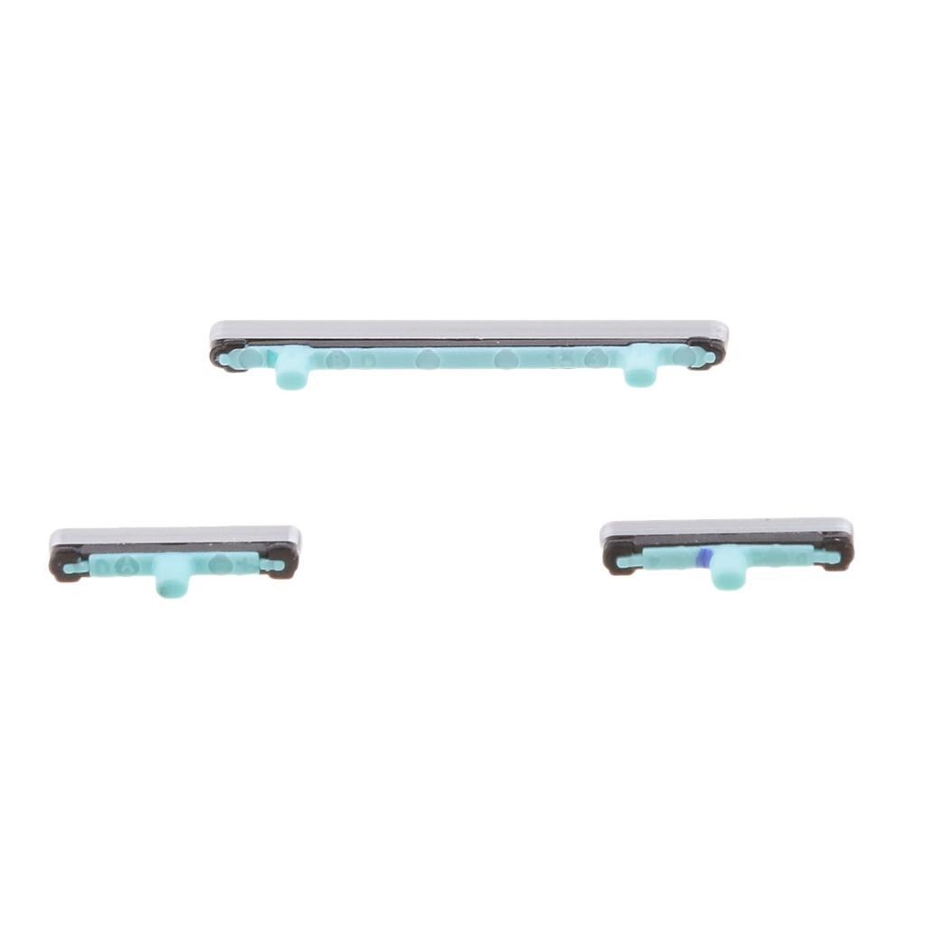 2X For Samsung S8/S8+,On Off Power + Volume Control Buttons Replacement Silver
