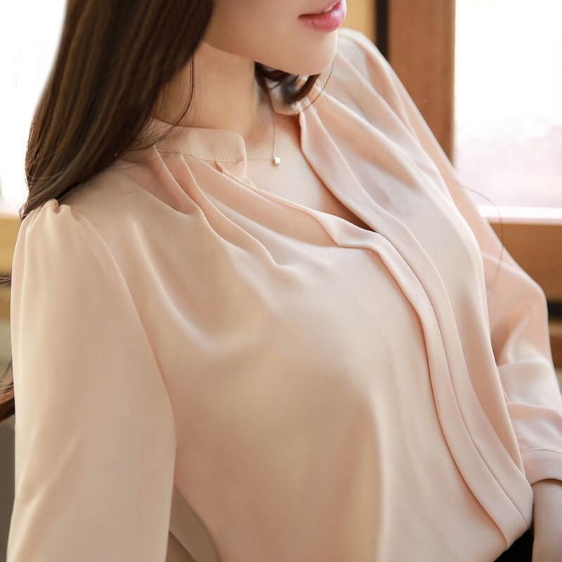 ÁO VON CHIFFON CÔNG SỞ LỊCH SỰ