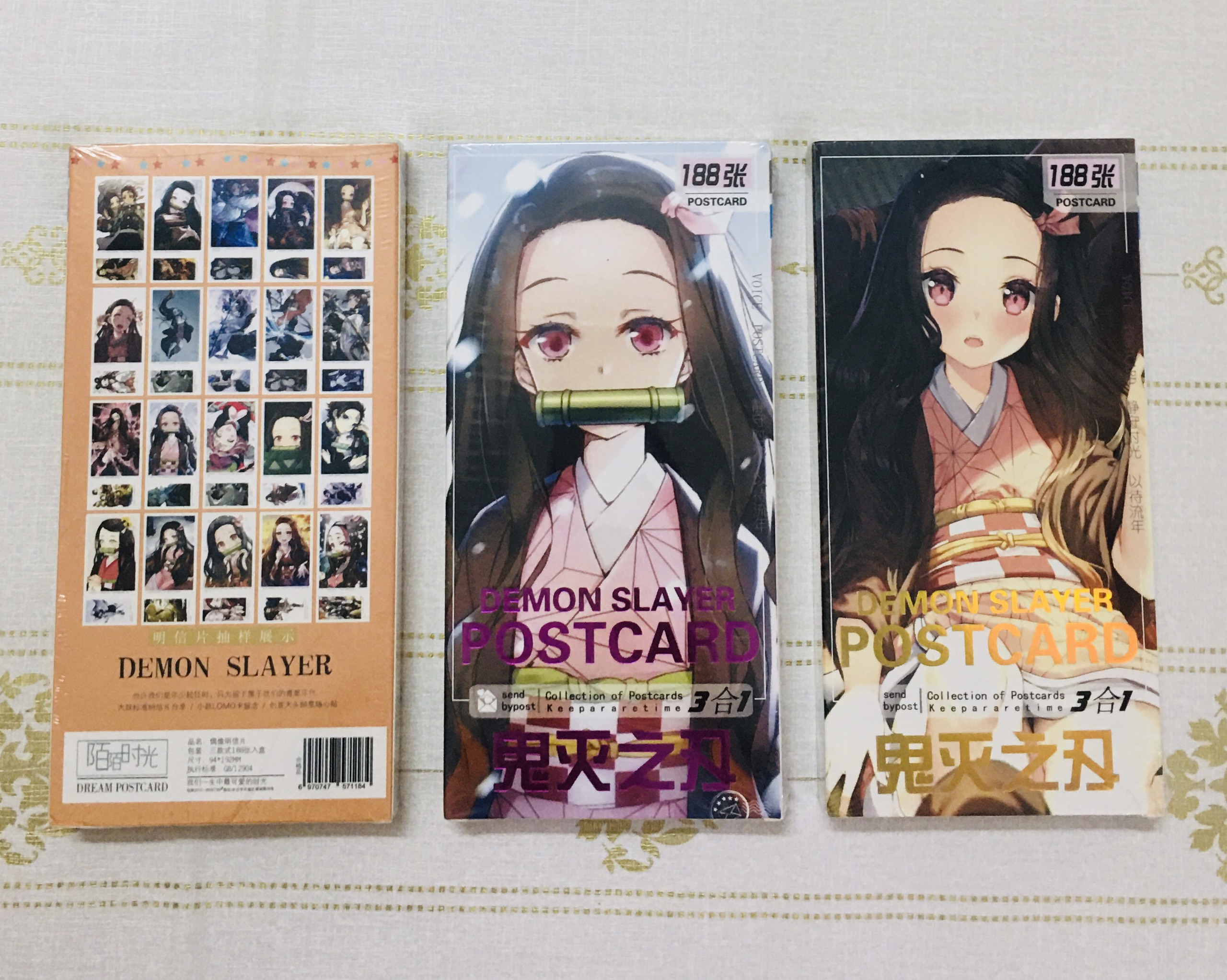 Postcard Kimetsu No Yaiba hộp ảnh 188 ảnh to nhỏ