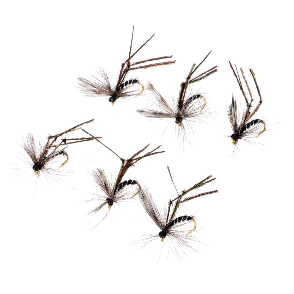 6 Pieces Fly Fishing Flies   Hook Lures Dry Flies Mosquito Lure