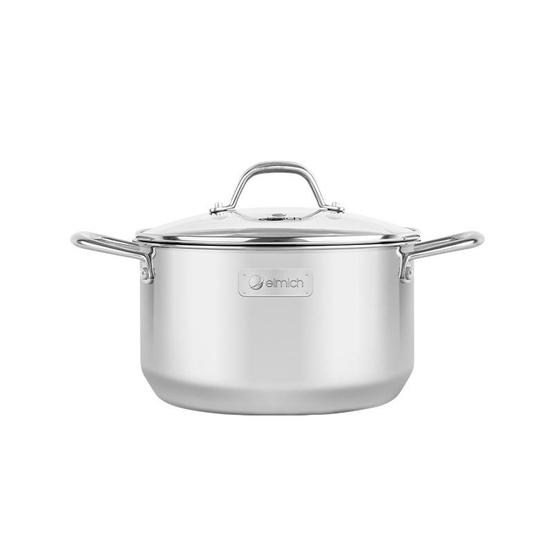 Bộ nồi inox liền khối Elmich Trimax CZ EL-3833 size 16, 20, 22cm