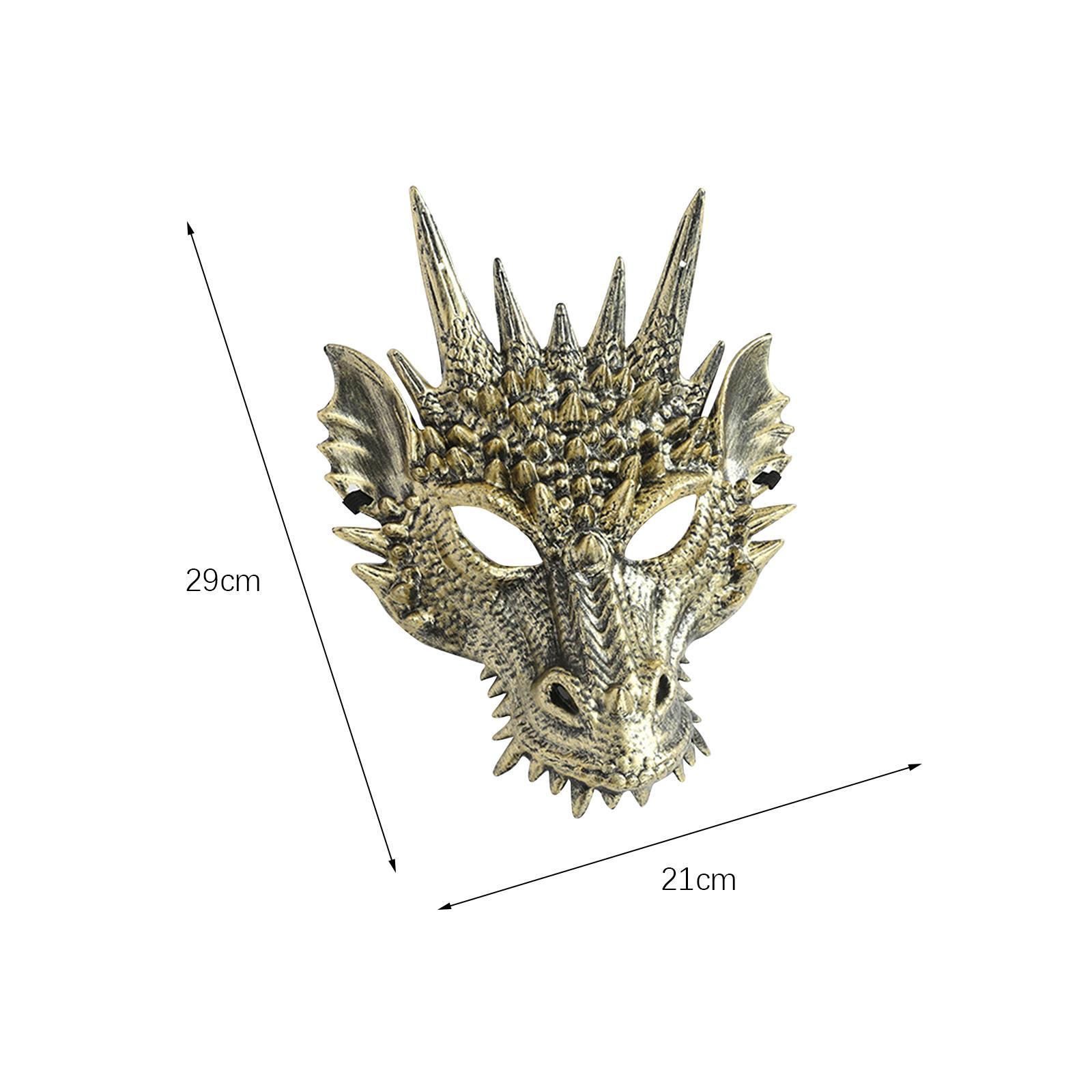 3D Dragon Animal Headdress , Novelty Full Head Cover, Dragon Head , Halloween Masquerade for Shows, Festival, Cosplay Halloween