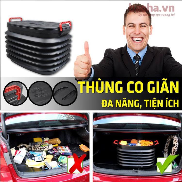 Thùng đa năng - Thùng co dãn gấp gọn đựng được 40 lít nước - hàng cao cấp