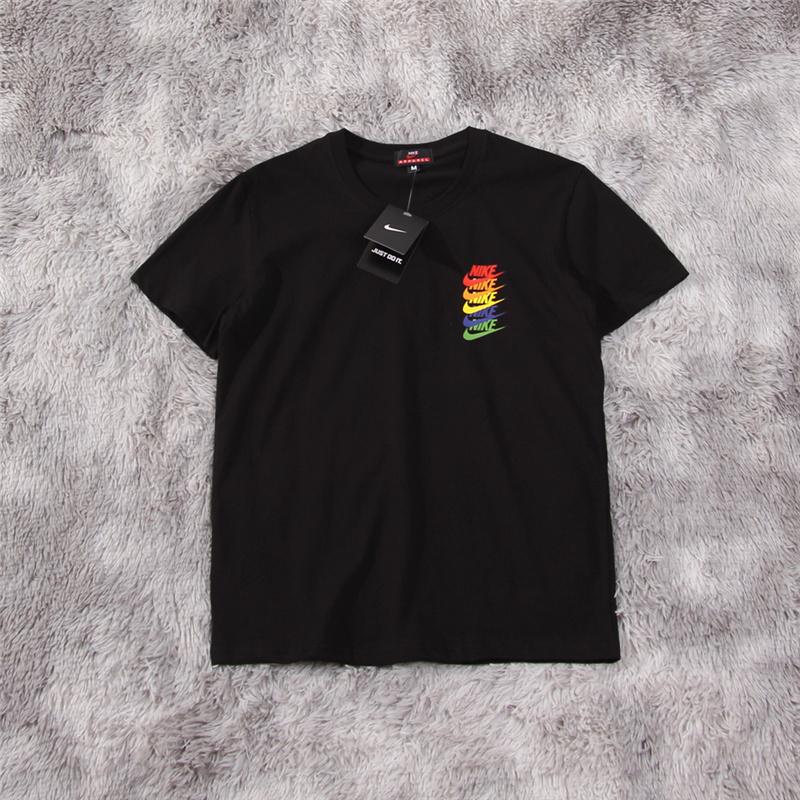 Áo thun cotton tay ngắn in họa tiết nhiều màu sắc dành cho cặp đôi