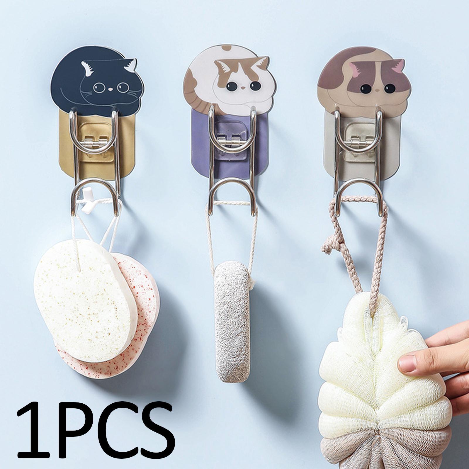 Bath Towel Hook, Robe Hook Holder, Multipurpose for Toilet Living Room Ceiling Kitchen Home Office