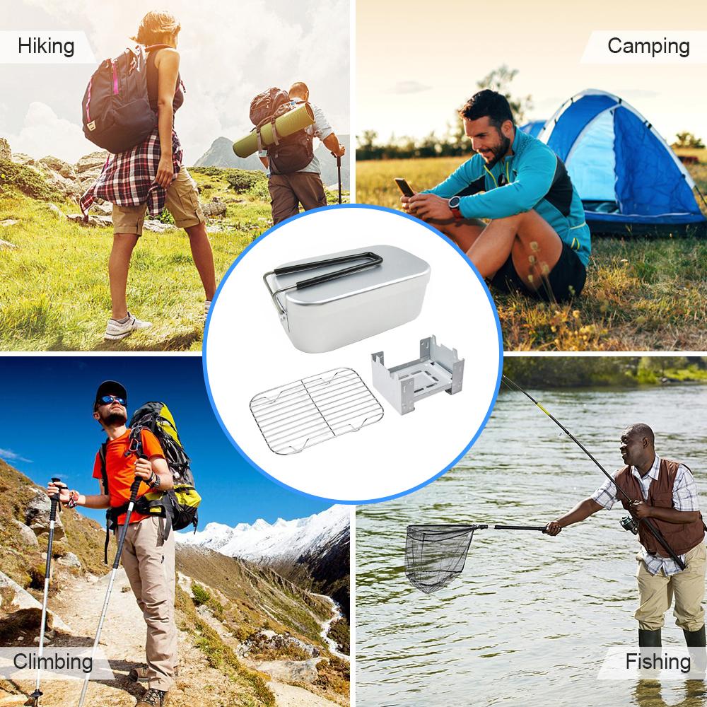 Set Nhiều Dụng Cụ Ăn Uống Bếp Mini Cho Cắm Trại