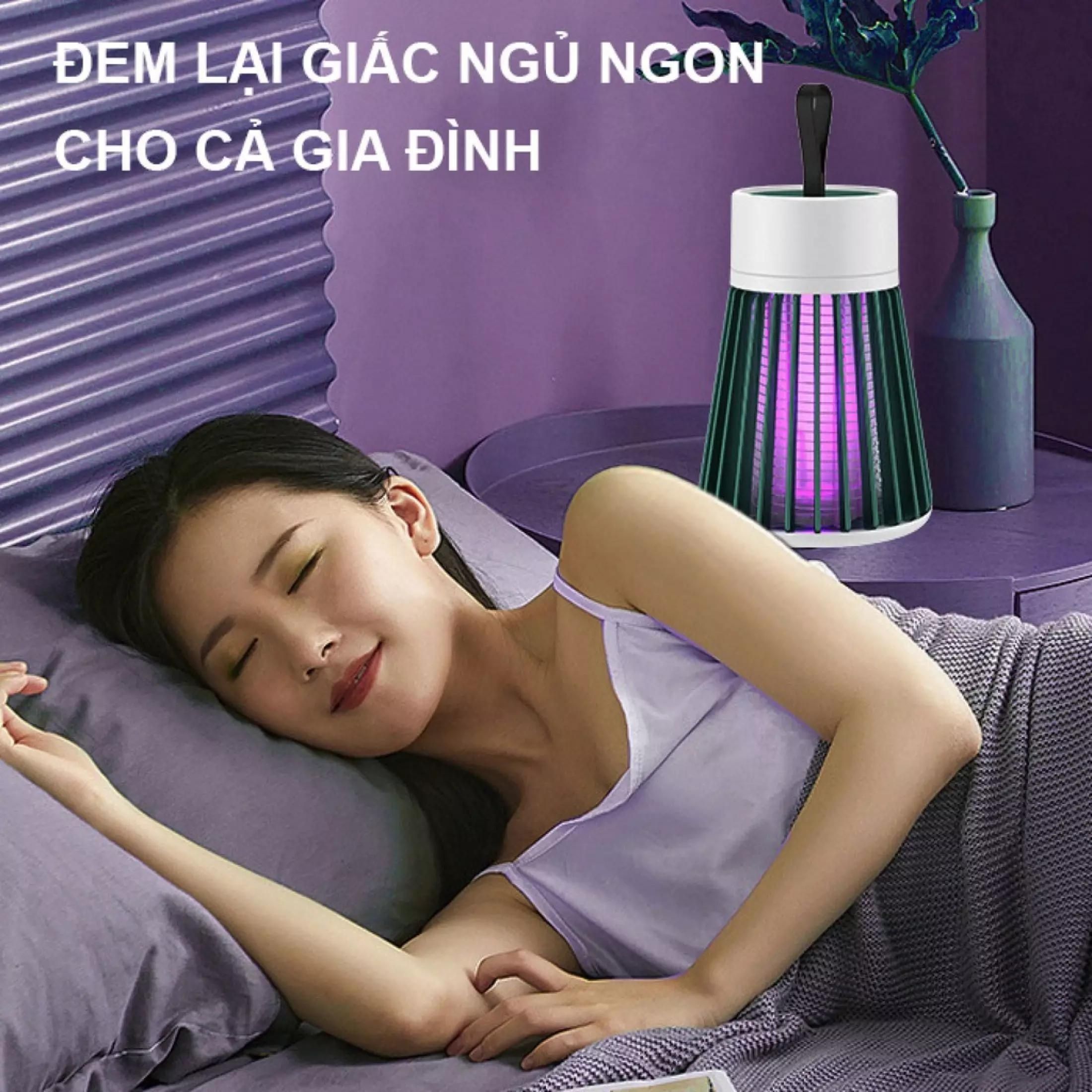 Đèn bắt muỗi thông minh Electric S bản cao cấp - Máy đuổi côn trùng tích hợp đèn ngủ tiện lợi