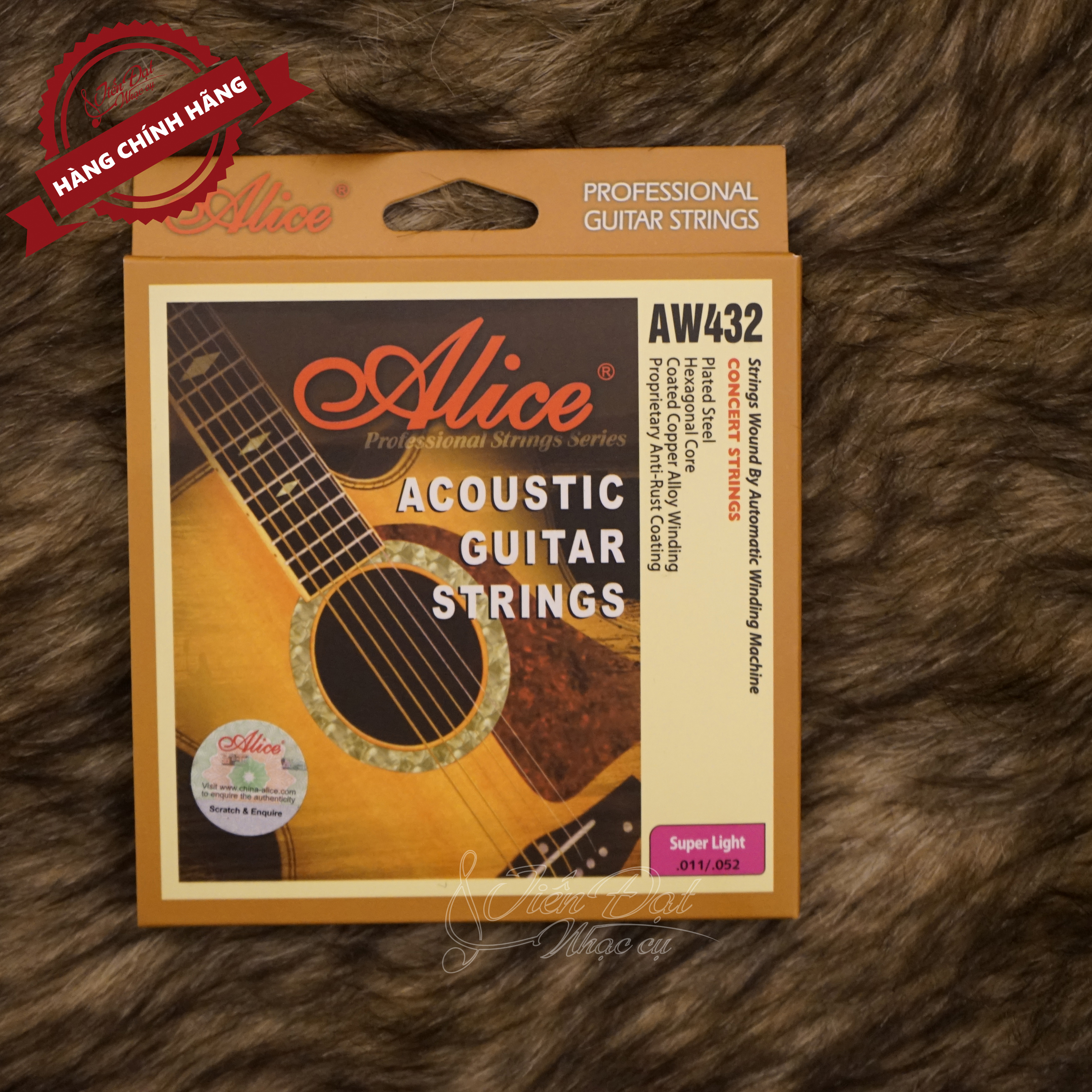 Bộ Dây Đàn Guitar Acoustic Alice AW432 - Hàng Chính Hãng