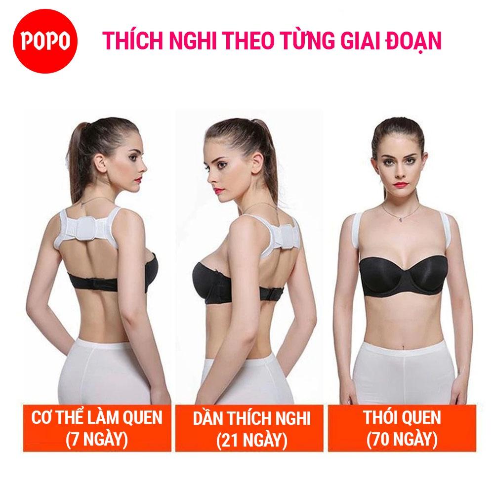 Đai chống gù lưng người lớn SPORTY chính hãng đai chống đau lưng cho nam nữ chỉnh tư thế, giúp massage thư giãn BC2