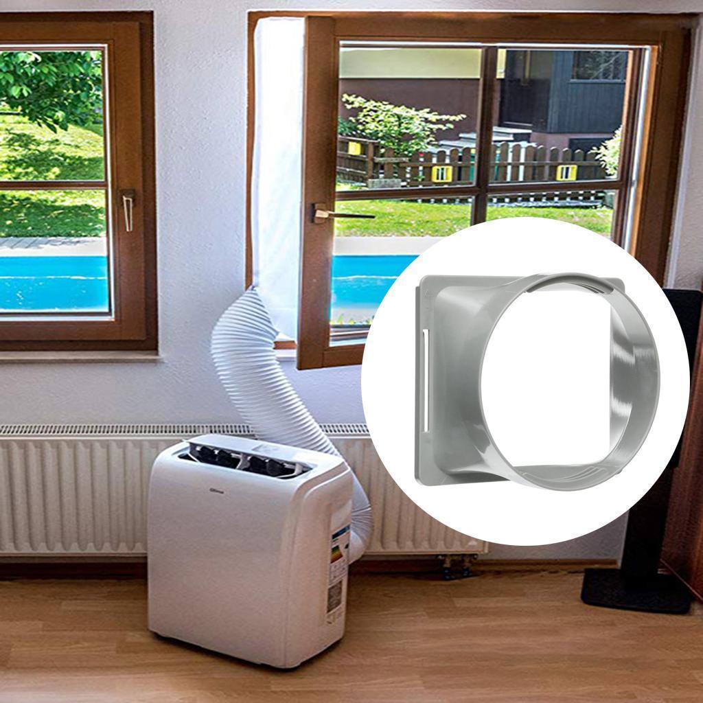 Exhaust Hose Interface Adapter Connector for  Air Conditioner Square