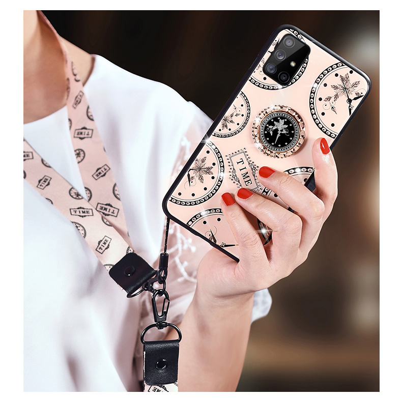 Ốp lưng kính đính đá cao cấp cho SamSung Galaxy A71