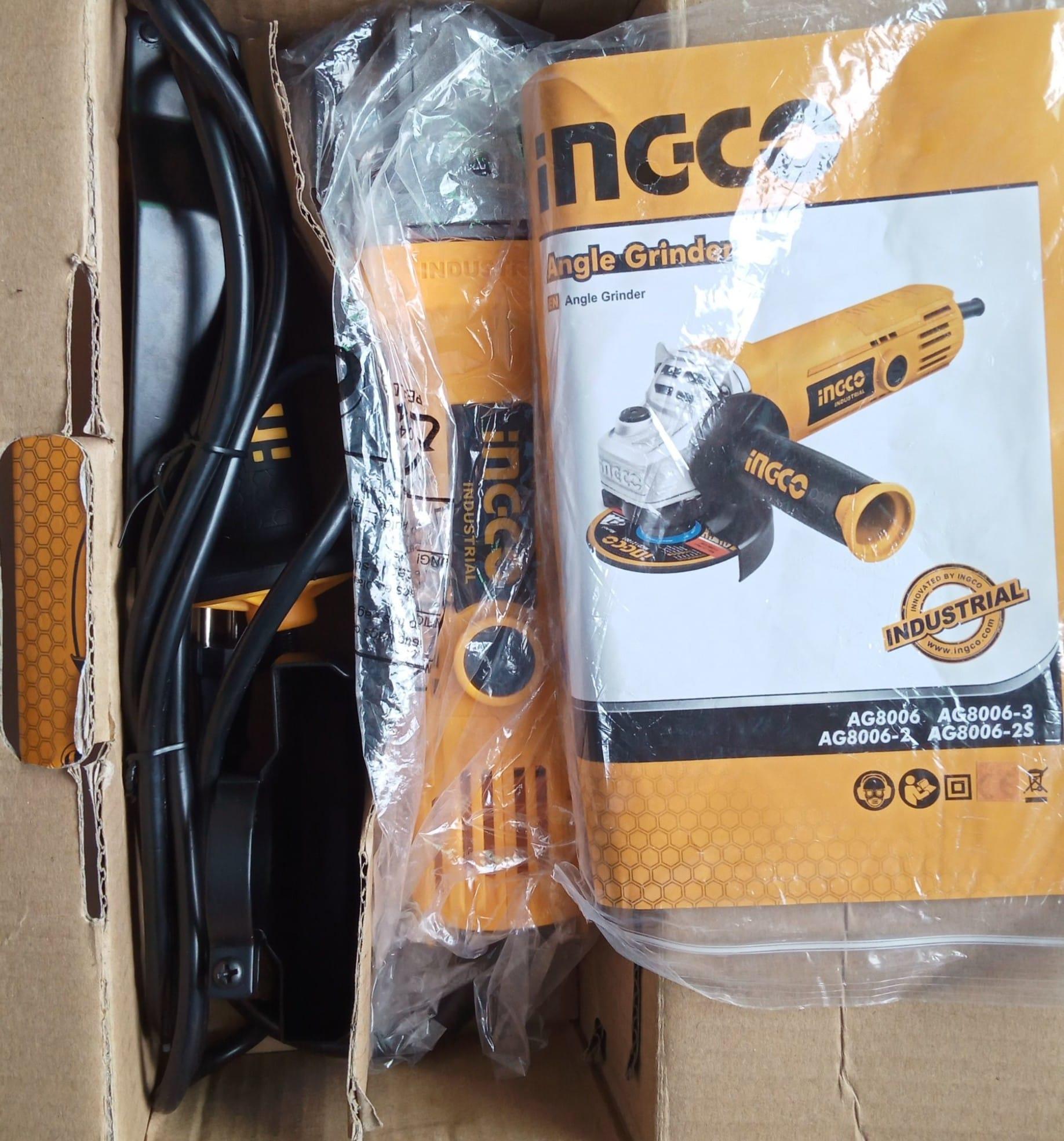 MÁY MÀI GÓC CẦM TAY 800W 115MM INGCO AG8006-2 - HÀNG CHÍNH HÃNG