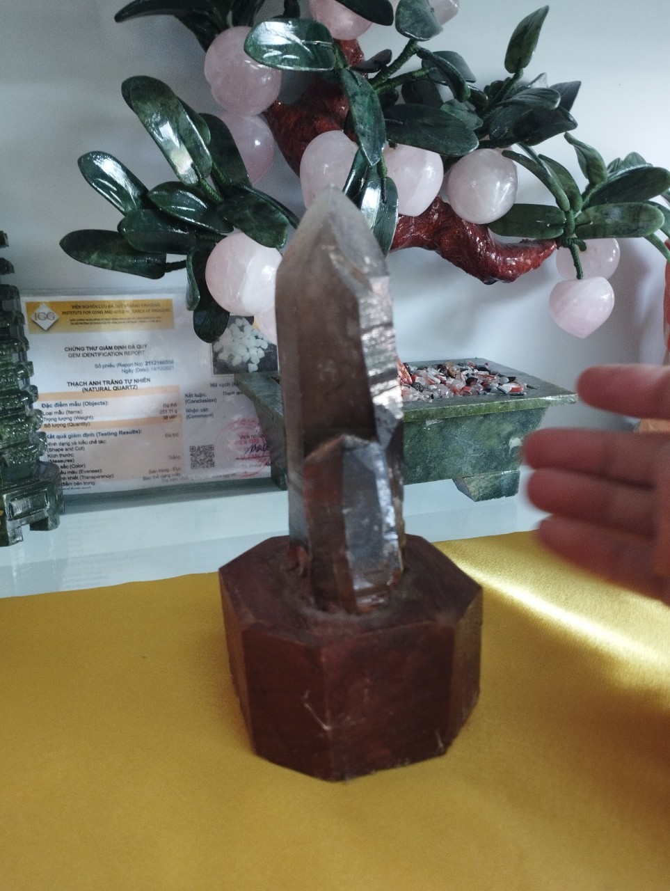 Trụ đá phong thuỷ Thạch khói thiên nhiên