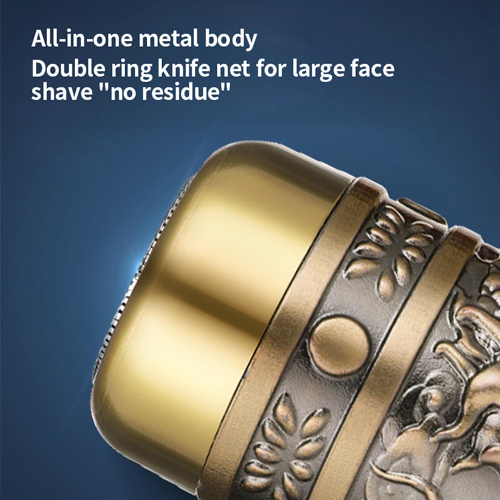 Electric Beard Trimmer Mini Compact Shaving Professional for Office Car Use