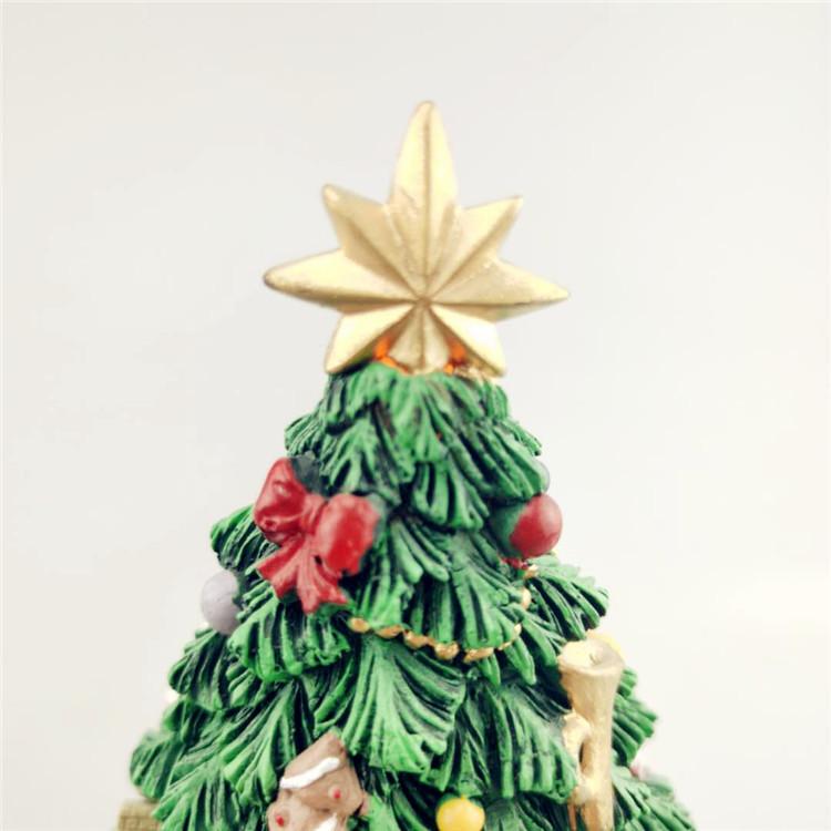 Hộp nhạc xoay cây thông noel Hộp nhạc giáng sinh quà tặng cho bạn bè trẻ em quà tặng doanh nghiệp