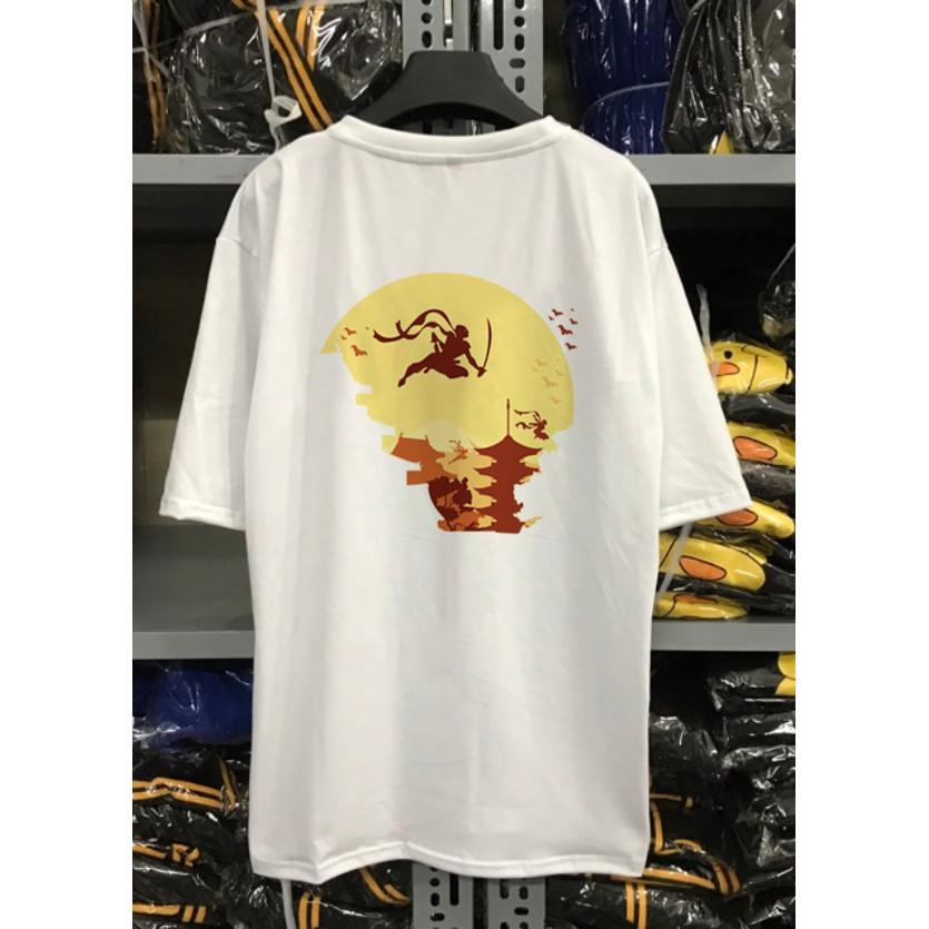 Áo Thun Tay Lỡ Unisex Ninja Bóng Tối Cực Chất