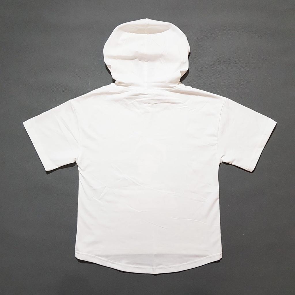 Áo thun Hoddie 100% cotton mềm mát kiểu dáng thể thao cho bé gái tuổi teen