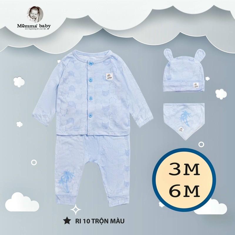 Lố 10 bộ sơ sinh Momma cho bé NB-6m