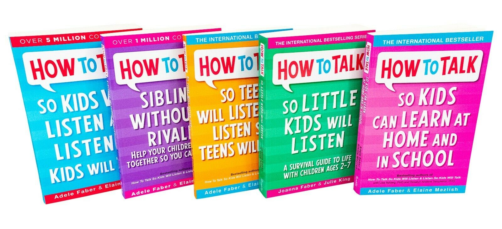 Box set tiếng Anh: How to talk set 5 books