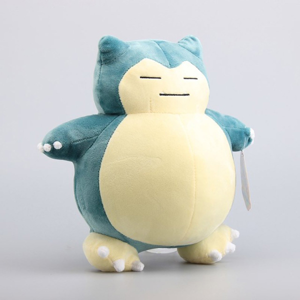 Gấu Bông Pokemon Snorlax Ham Ngủ Gb24 (Tặng 1 Móc Khóa Dây Da Pu Đính Đá Lấp Lánh Màu Ngẫu Nhiên