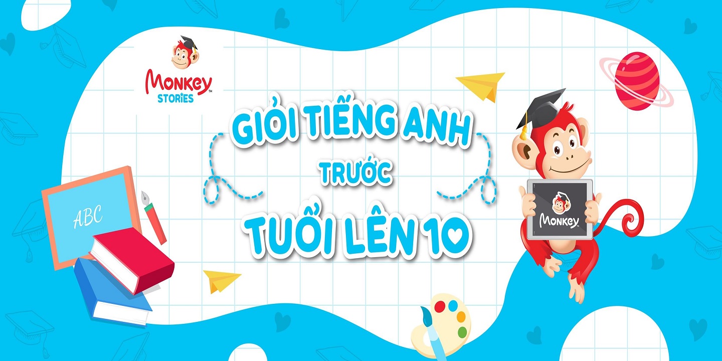 Monkey Stories 1 năm - Phần mềm tương tác Phát triển toàn diện 4 kỹ năng tiếng Anh cho bé - Hàng chính hãng