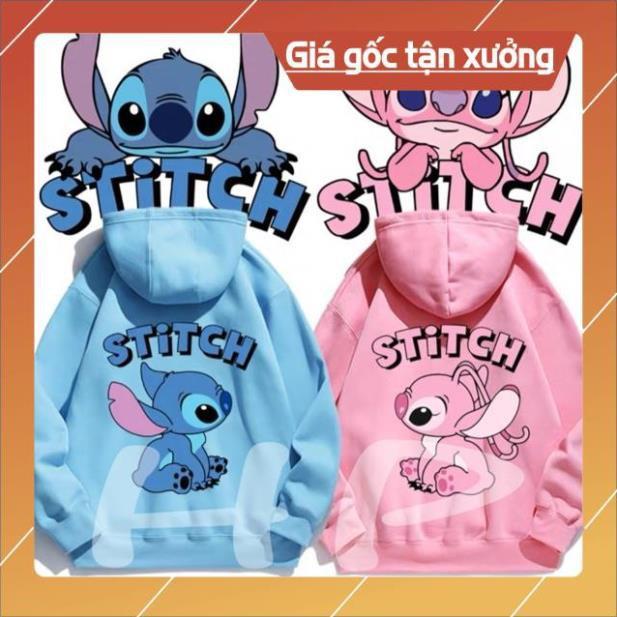 Áo hoodie Stit xanh hồng chất nỉ bông cotton 4 màu cao cấp hót 2020