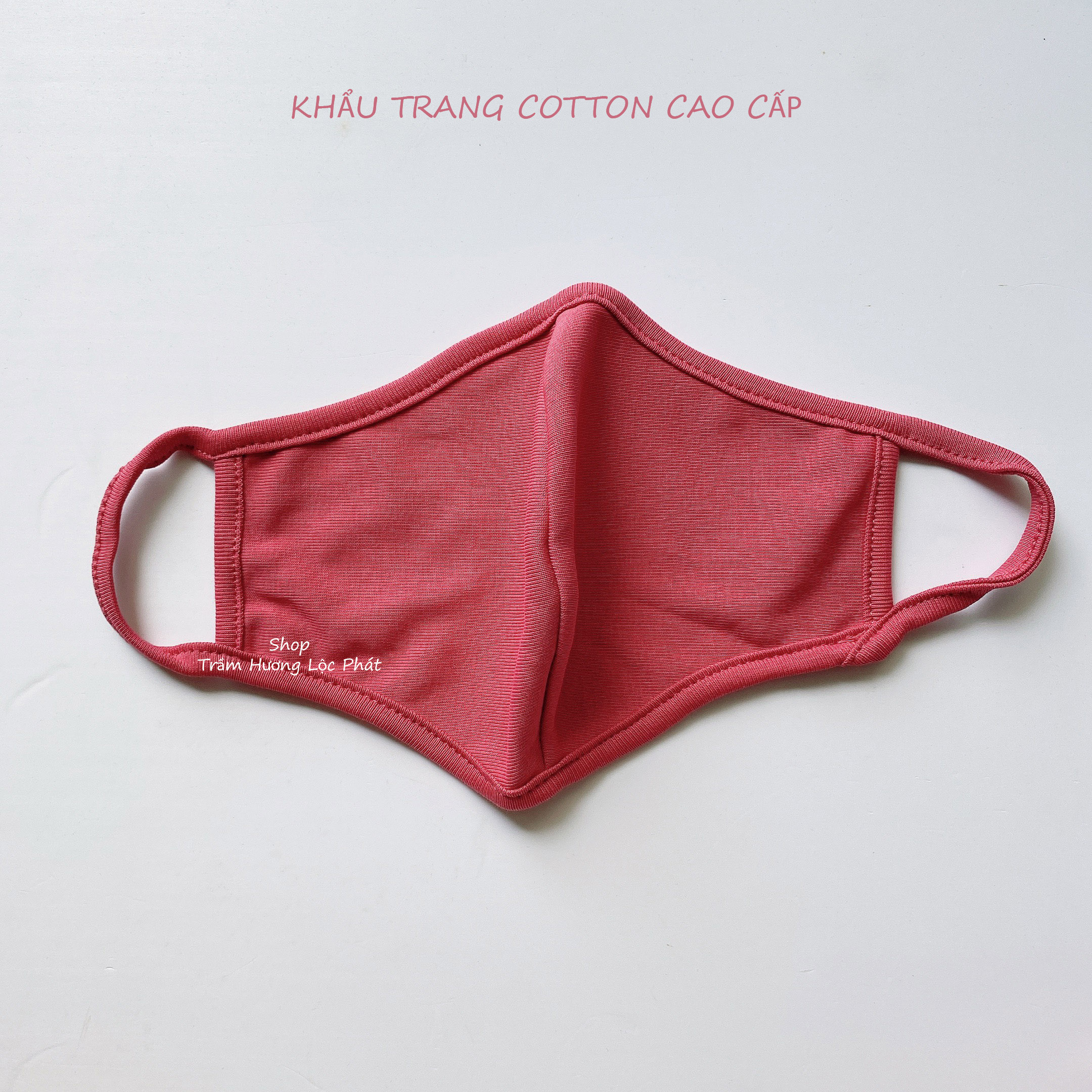 Khẩu Trang Vải Nam Nữ Khẩu Trang Màu Hồng Quyến Rũ Cotton Nhật Cao Cấp Chống Nắng Combo 10 Cái