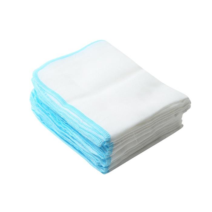 Khăn sữa KACHOOBABY 5 lớp (26x31cm) 10 khăn hiệu KACHOOBABY, dùng để lau mặt, quàng cổ, tắm bé