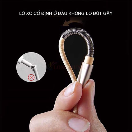 Cáp Micro USB Bagi dây lò xo 1m MF100 - Hàng chính hãng